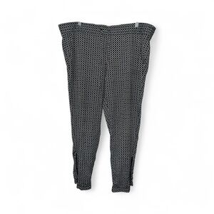 Bisou Bisou Black and White Patterned Joggers